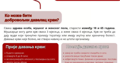 Akcija dobrovoljnog davanja krvi za srednjoškolce