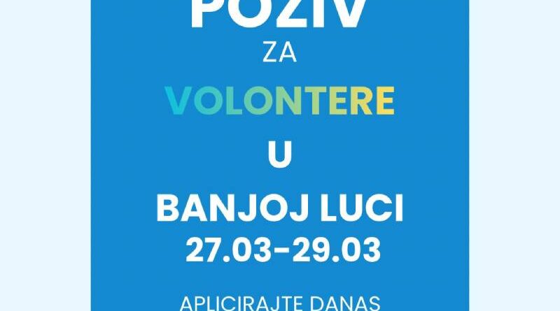 Banja Luka International MUN: Poziv za volontere iz Banje Luke i okoline