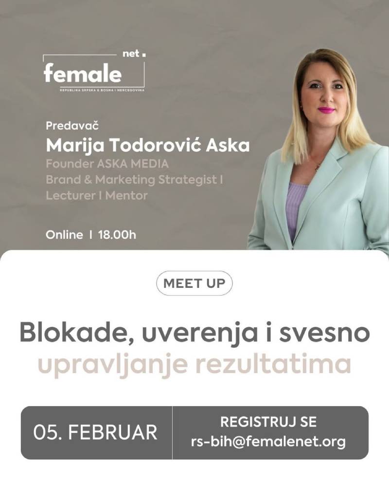 MEET-UP: Blokade, uverenja i svesno upravljanje rezultatima