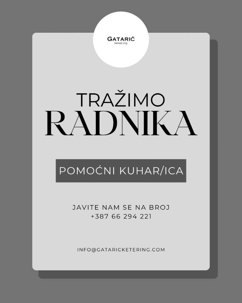 Gataric ketering zapošljava