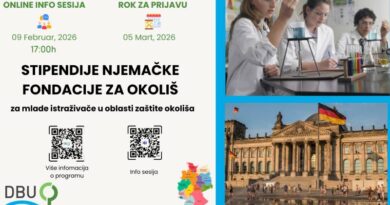 Istraživačke stipendije Njemačke fondacije za okoliš (DBU): CEE Fellowship program u Njemačkoj
