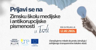 Javni poziv za učešće u Zimskoj školi medijske i antikorupcijske pismenosti