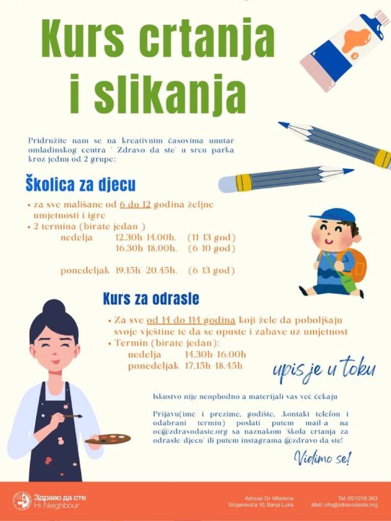 Kurs crtanja i slikanja