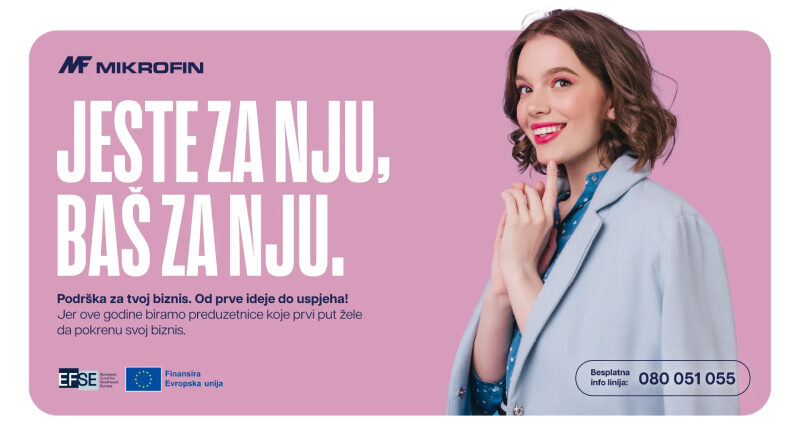 MIKROFIN PREDUZETNICA - program podrške za žensko preduzetništvo
