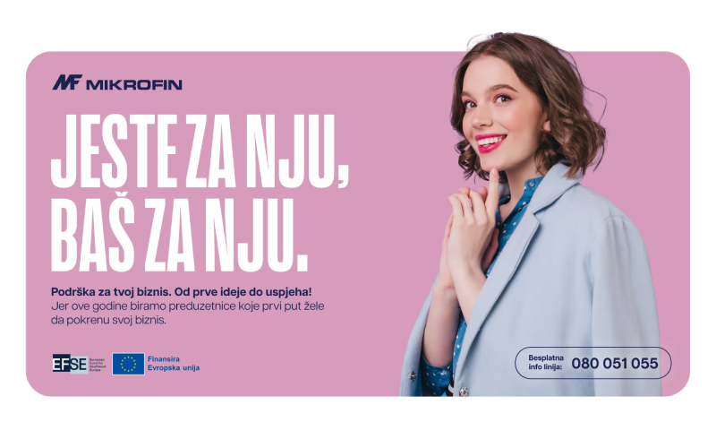 MIKROFIN PREDUZETNICA - program podrške za žensko preduzetništvo