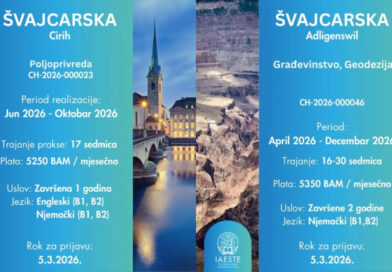 Nove IAESTE prakse u Švajcarskoj