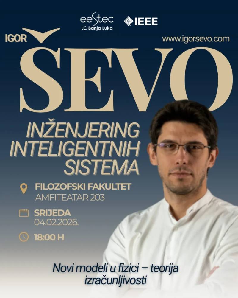 Predavanje: Novi modeli u fizici – teorija izračunljivosti