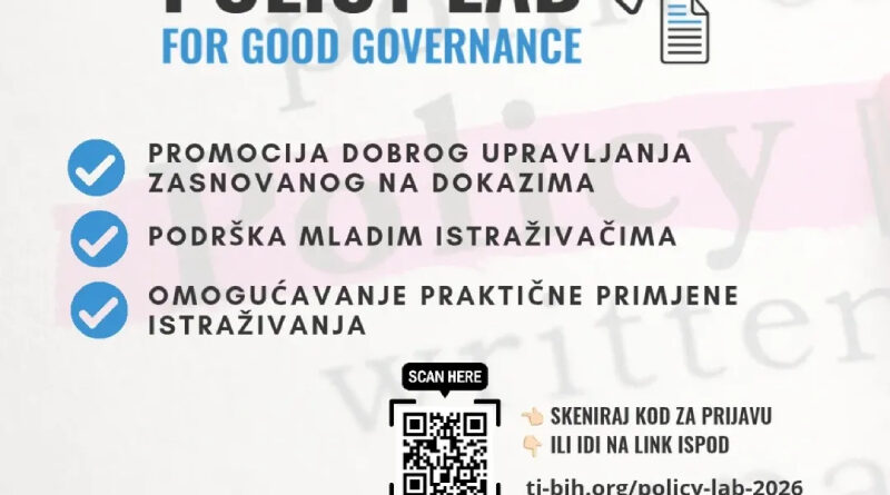 Policy lab za dobro upravljanje