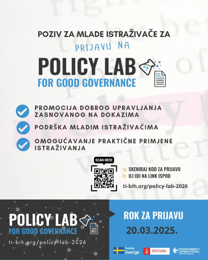 Policy lab za dobro upravljanje
