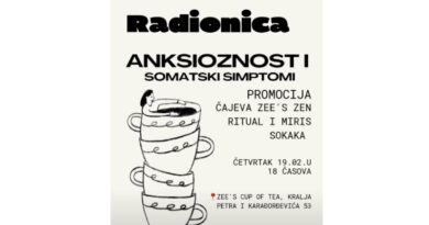 Radionica o anksionosti i somatskim simptomima