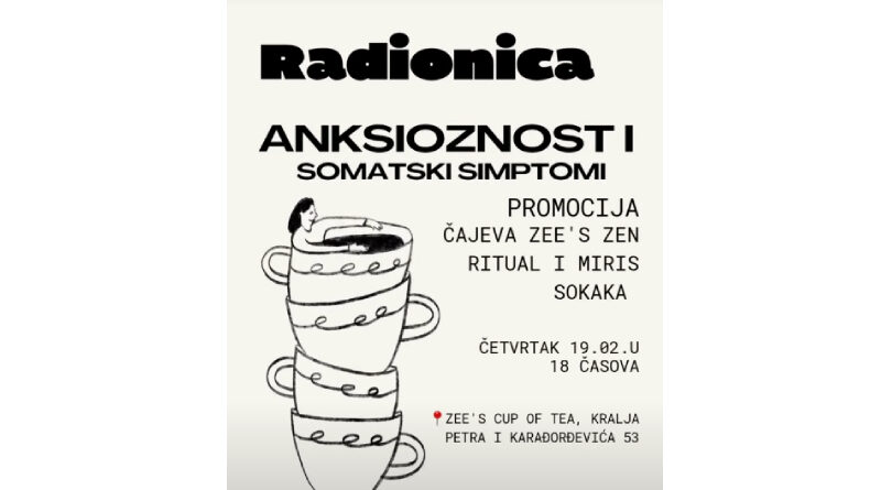 Radionica o anksionosti i somatskim simptomima