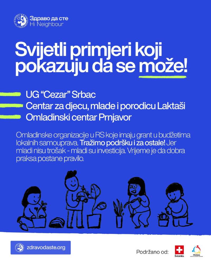 Svijetli primjeri pokazuju da se može (Omladinski centri u Republici Srpskoj)