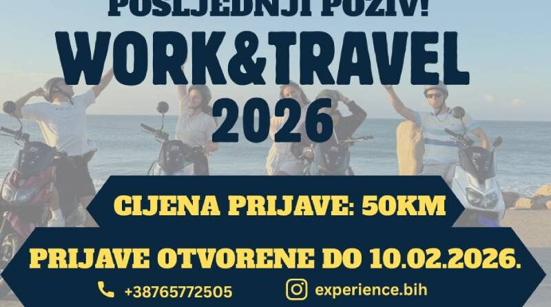 Posljedni poziv za Work & Travel USA 2026