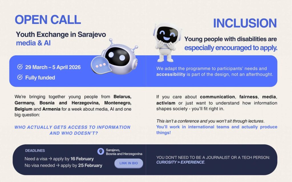 Omladinska razmjena "Media and AI"