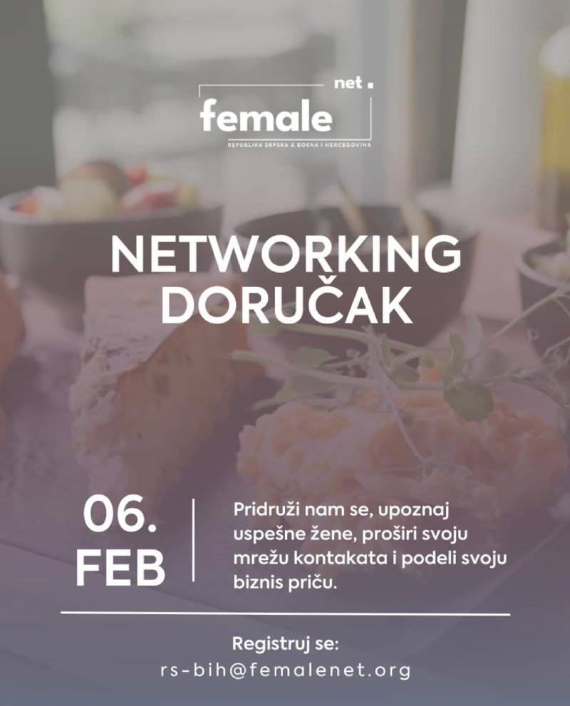 femaleNET Networking doručak "Finansije bez straha: Temelji i planiranje"
