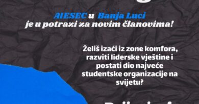 AIESEC u Banjoj Luci otvara prijave za nove članove