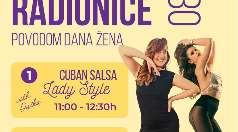 Besplatne radionice: Cuban Salsa Lady Style & High Heels
