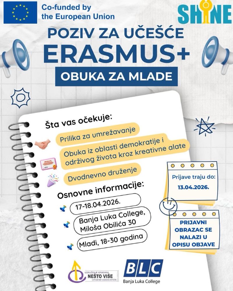 Erasmus+ lokalni trening za mlade