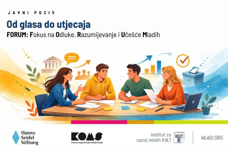 Javni poziv za učešće u programu obuke “Od glasa do utjecaja”