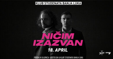 Ničim izazvan 18. aprila pred banjalučkom publikom