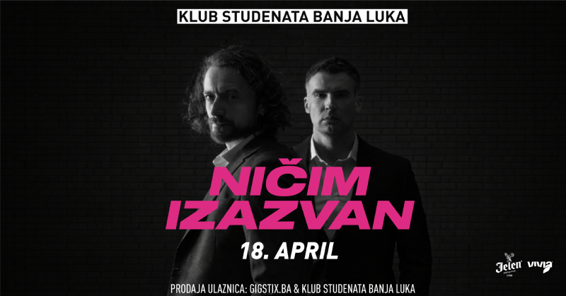 Ničim izazvan 18. aprila pred banjalučkom publikom