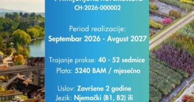 Nova IAESTE praksa u Švajcarskoj