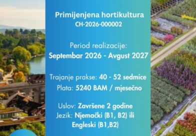 Nova IAESTE praksa u Švajcarskoj