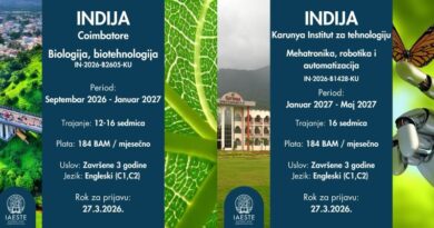 Nove IAESTE prakse u Indiji