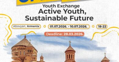 Open call for participants for “Active Youth, Sustainable Future” YE in Abovyan, Armenia