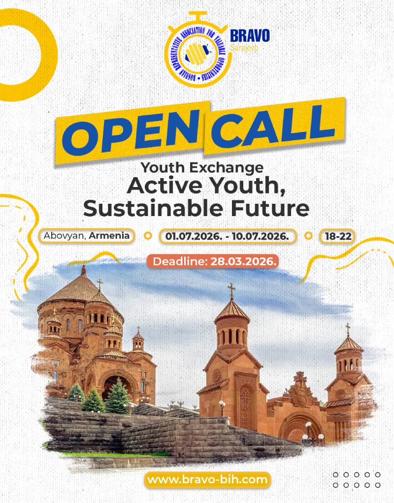 Open call for participants for “Active Youth, Sustainable Future” YE in Abovyan, Armenia