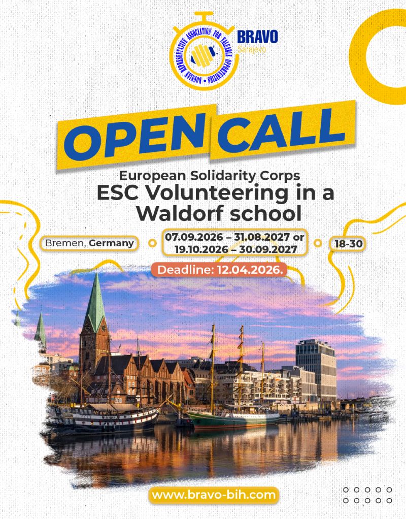 Open call for participants for “ESC Volunteering in a Waldorf school” ESC in Bremen, Germany