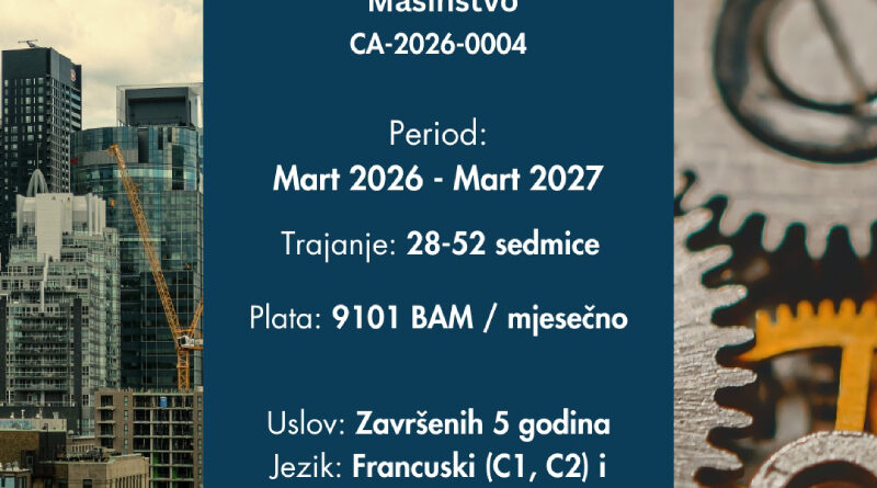 PRODUŽENI ROK za prijavu na praksu u Kanadi