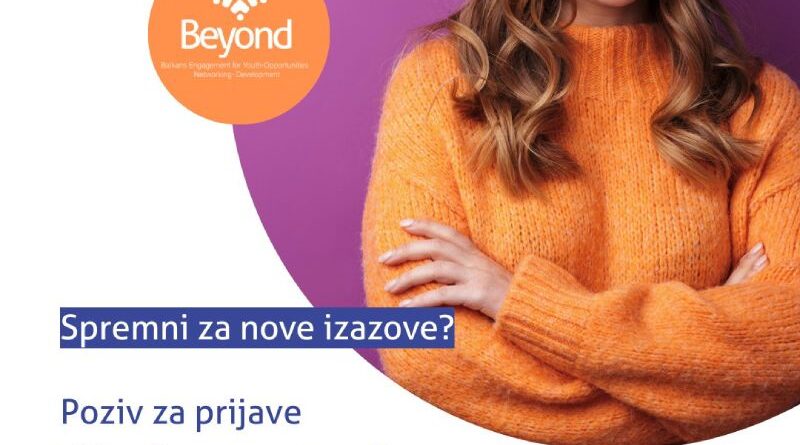 Poziv mladima za plaćenu stručnu praksu – BEYOND projekat