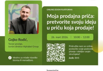 Poziv na webinar za mlade u biznisu: Moja prodajna priča
