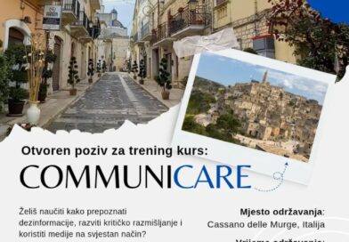 Poziv za učešće na trening kursu: "CommuniCare: Communication is Power"