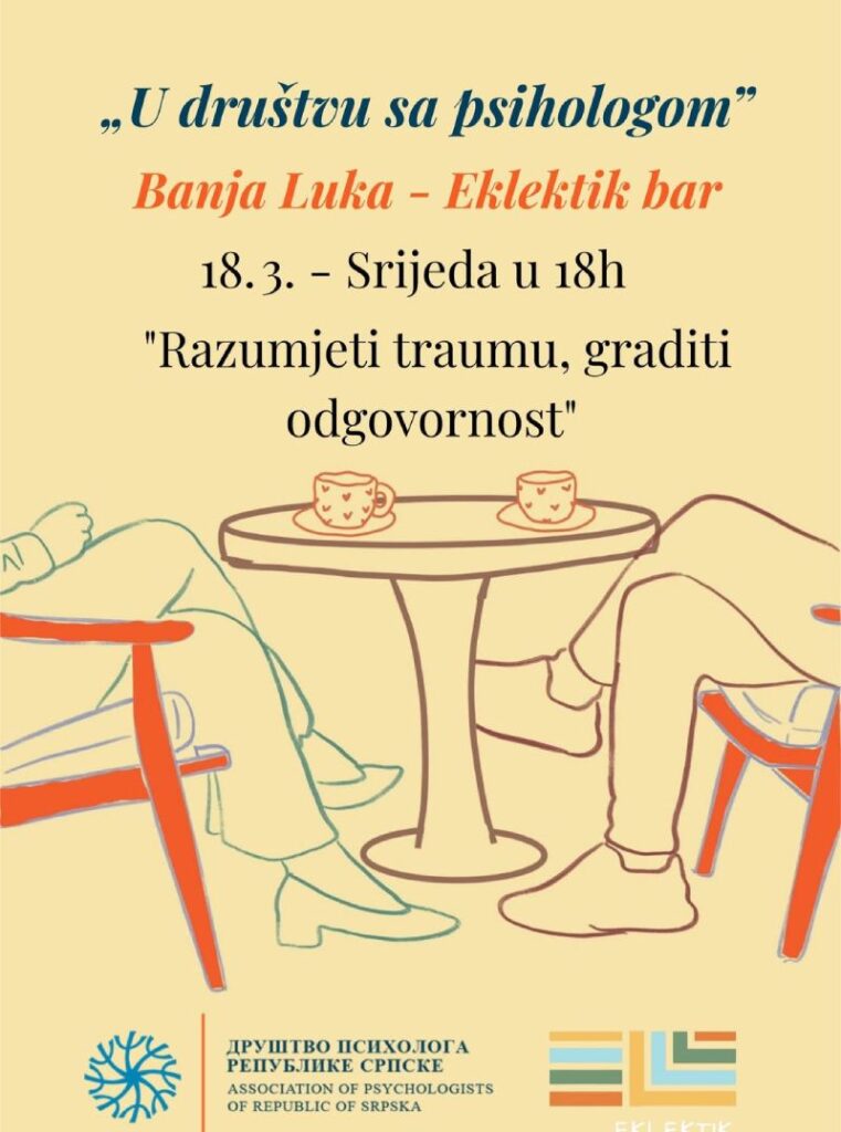 U društvu sa psihologom: Razumjeti traumu, graditi odgovornost