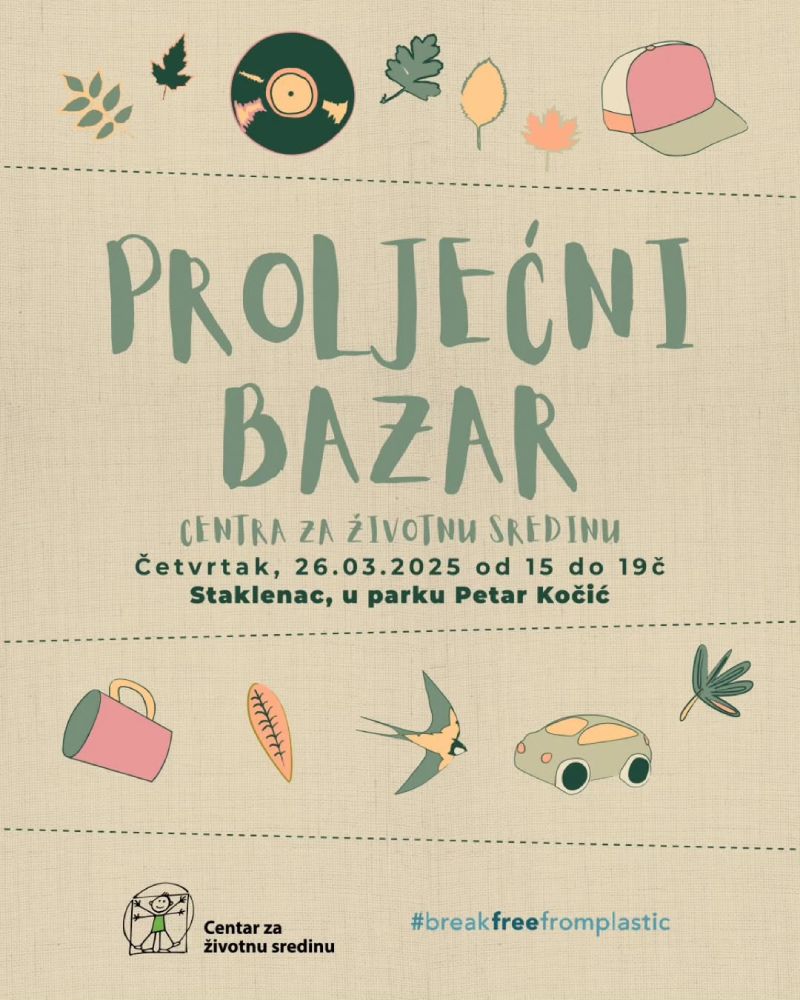 Šesti proljećni bazar Centra za životnu sredinu