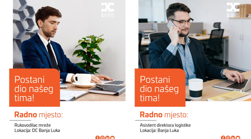 X express zapošljava na više pozicija