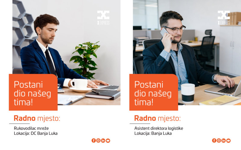 X express zapošljava na više pozicija
