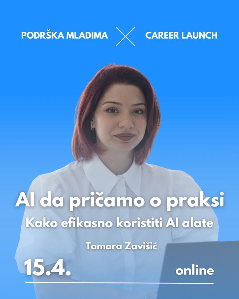Webinar "AI da pričamo o praksi - primena AI alata u radu"