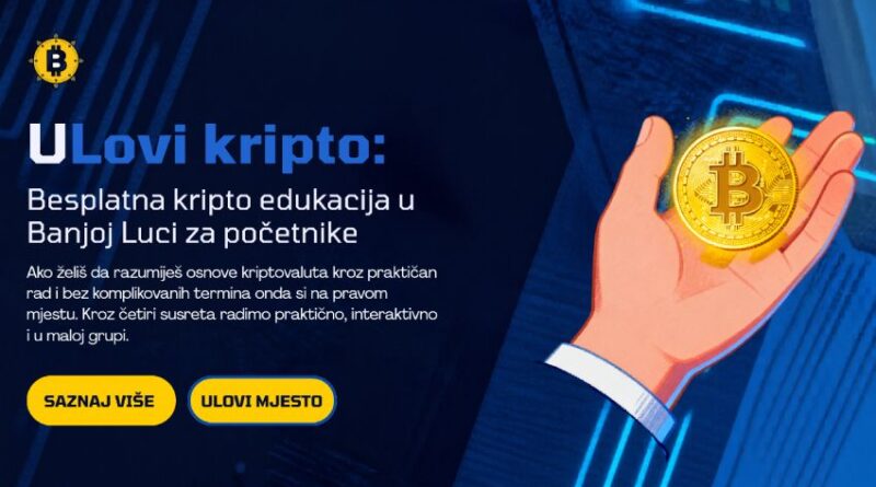 BCX kripto mjenjačnica u aprilu organizuje besplatne edukacije o kriptovalutama u Banjoj Luci