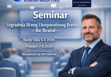 Poziv na seminar: "Be Brand – Izgradnja ličnog i korporativnog brenda"