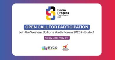 Call is Open: Western Balkans Youth Forum 2026 to Gather Young People, Leaders from the Region and the EU in Budva