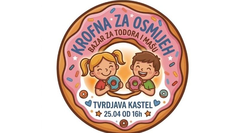 Humanitarni bazar za oboljele mališane na Kastelu u Banjaluci