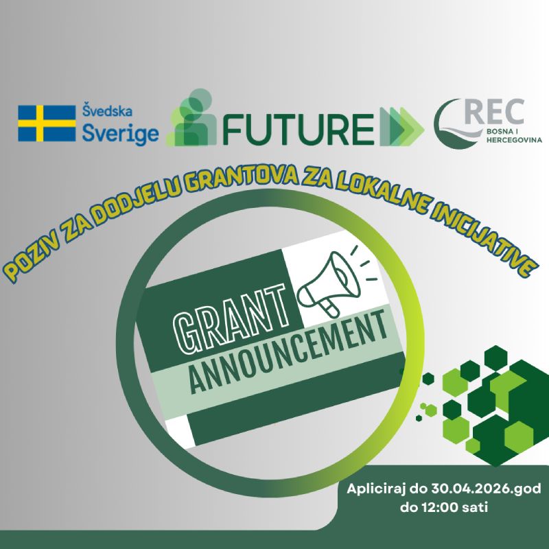 Javni poziv za dodjelu grantova za lokalne inicijative – FUTURE grant program