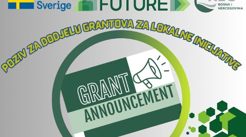 Javni poziv za dodjelu grantova za lokalne inicijative – FUTURE grant program