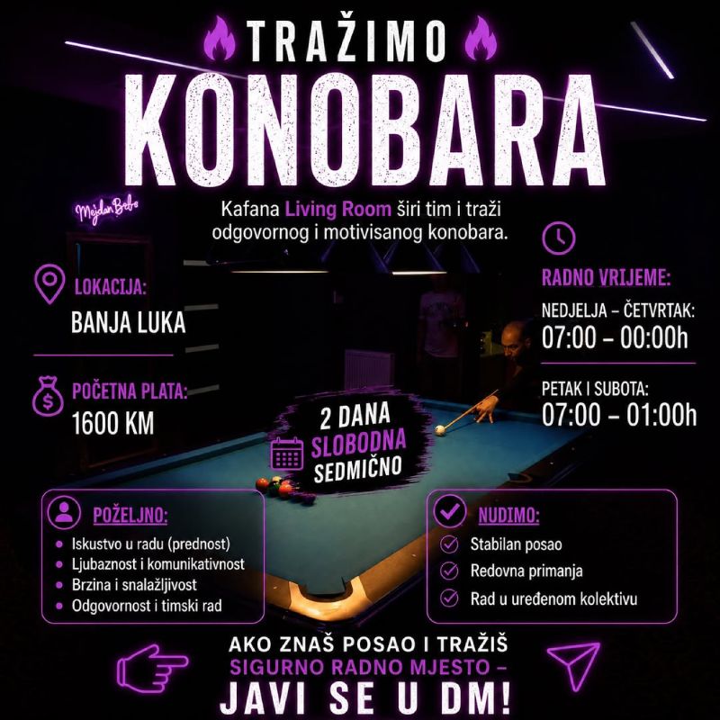 Living Room zapošljava