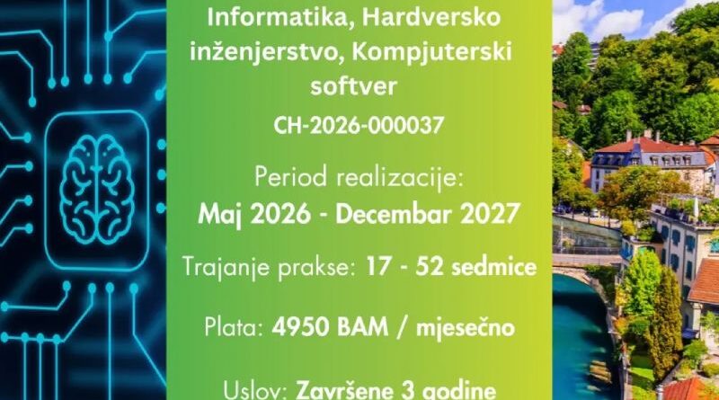 Nova IAESTE praksa u Švajcarskoj