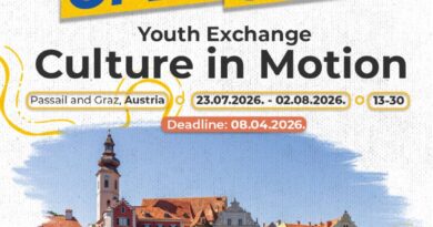 [OPEN CALL] Culture in Motion – Youth Exchange