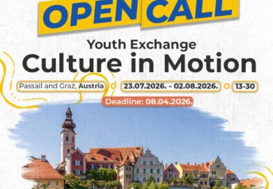 [OPEN CALL] Culture in Motion – Youth Exchange